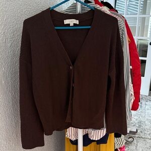 LOFT Espresso Women's Cardigan